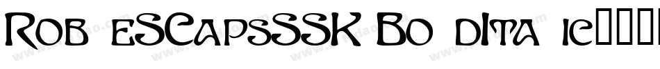 RobleSCapsSSK BoldItalic字体转换